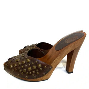 MIA Vintage Wooden High Heels